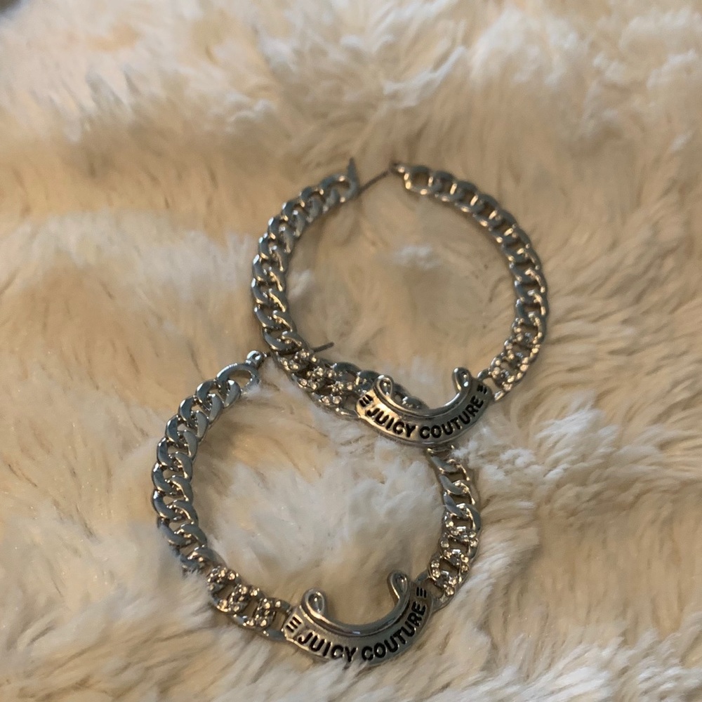 Juicy Couture hoop earrings